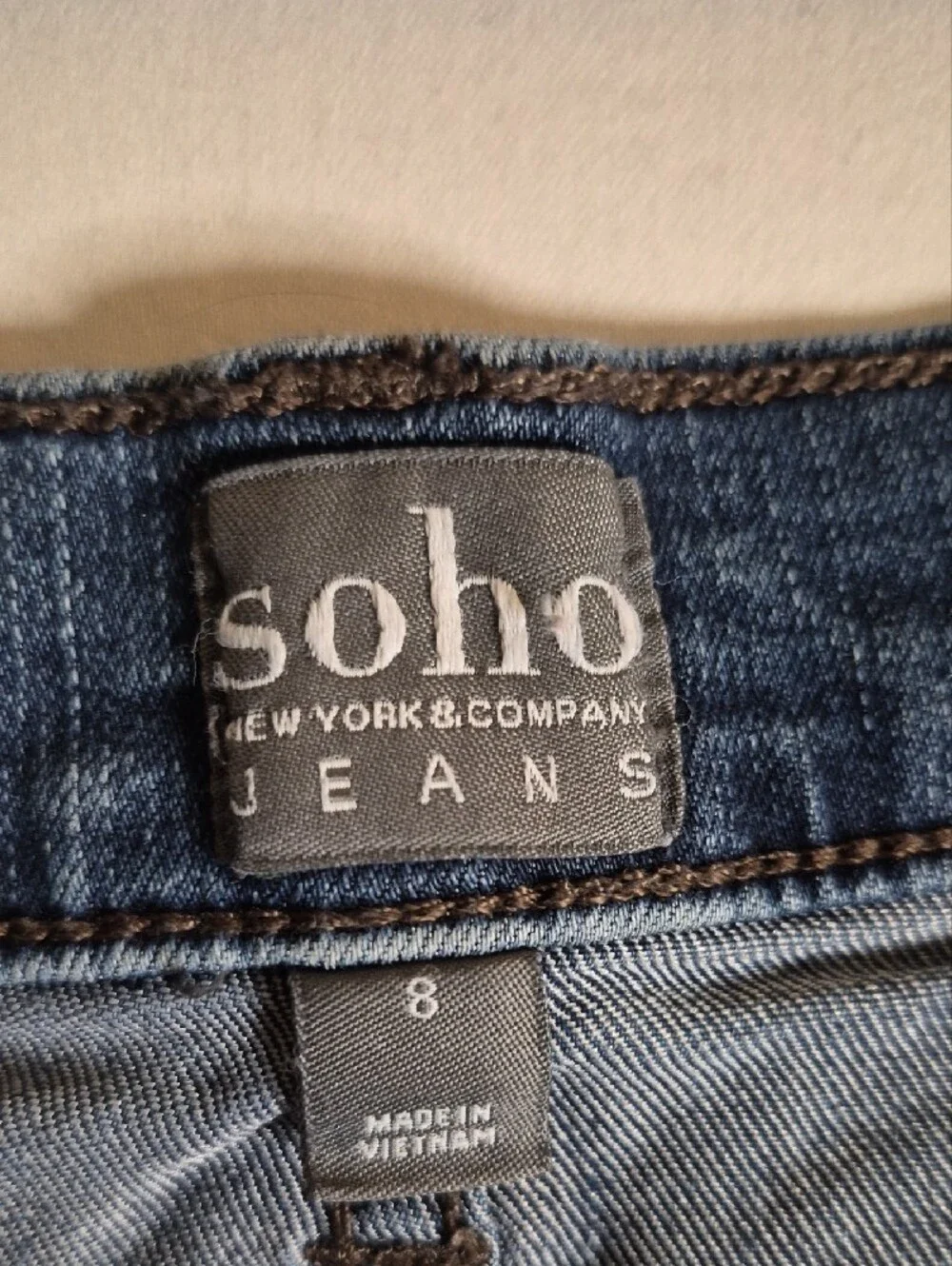 Soho Blue Denim Rolled-Hem Jean Shorts